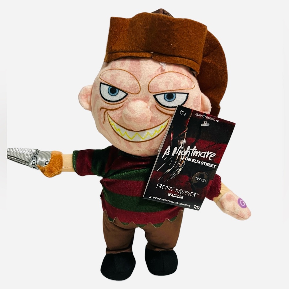 A Nightmare On Elm Street Freddy Krueger Waddler Animated Walking Talking Plush